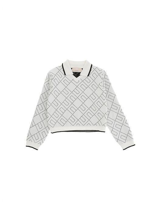 Maglia, bambina, logata. ELISABETTA FRANCHI | EFMA181 C FL229D759